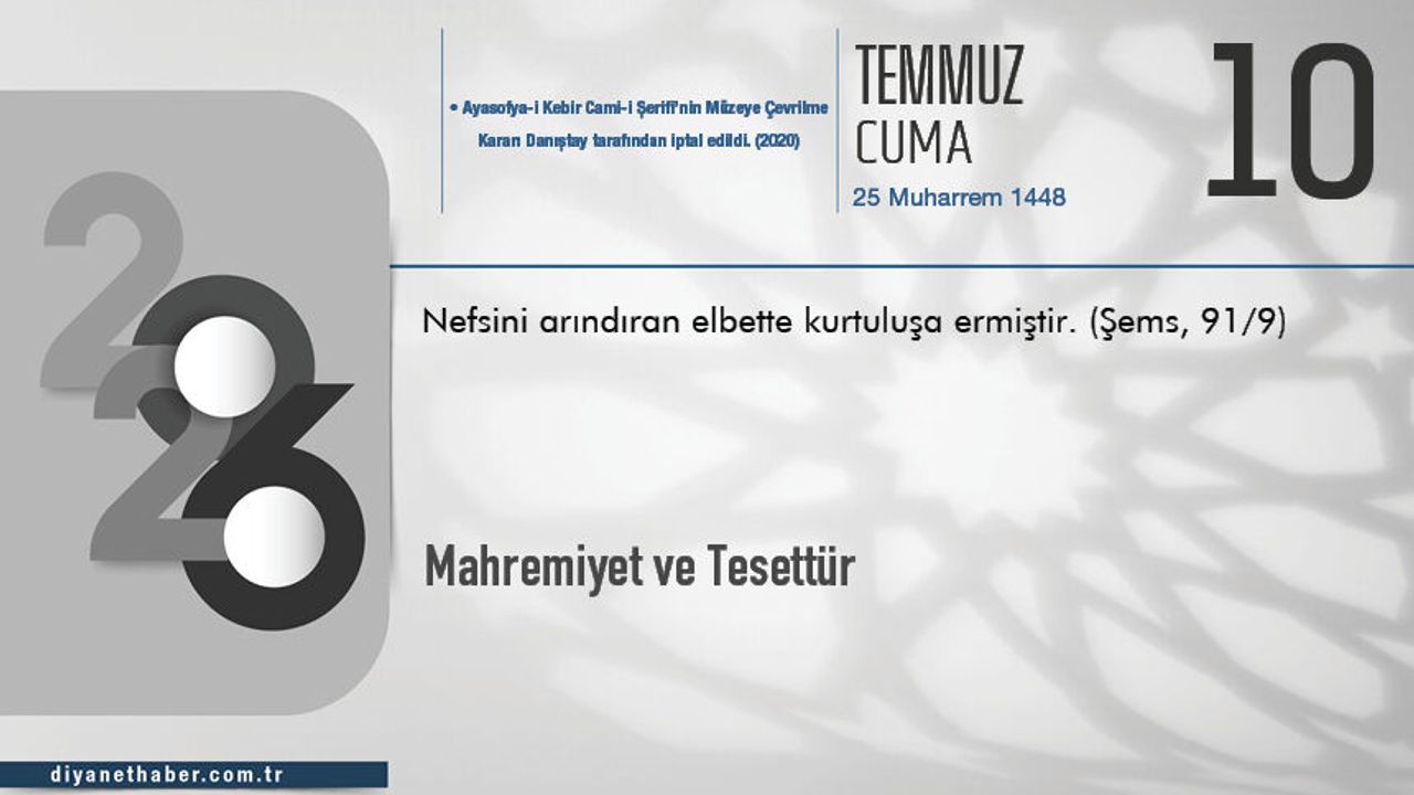 Mahremiyet ve Tesettür
