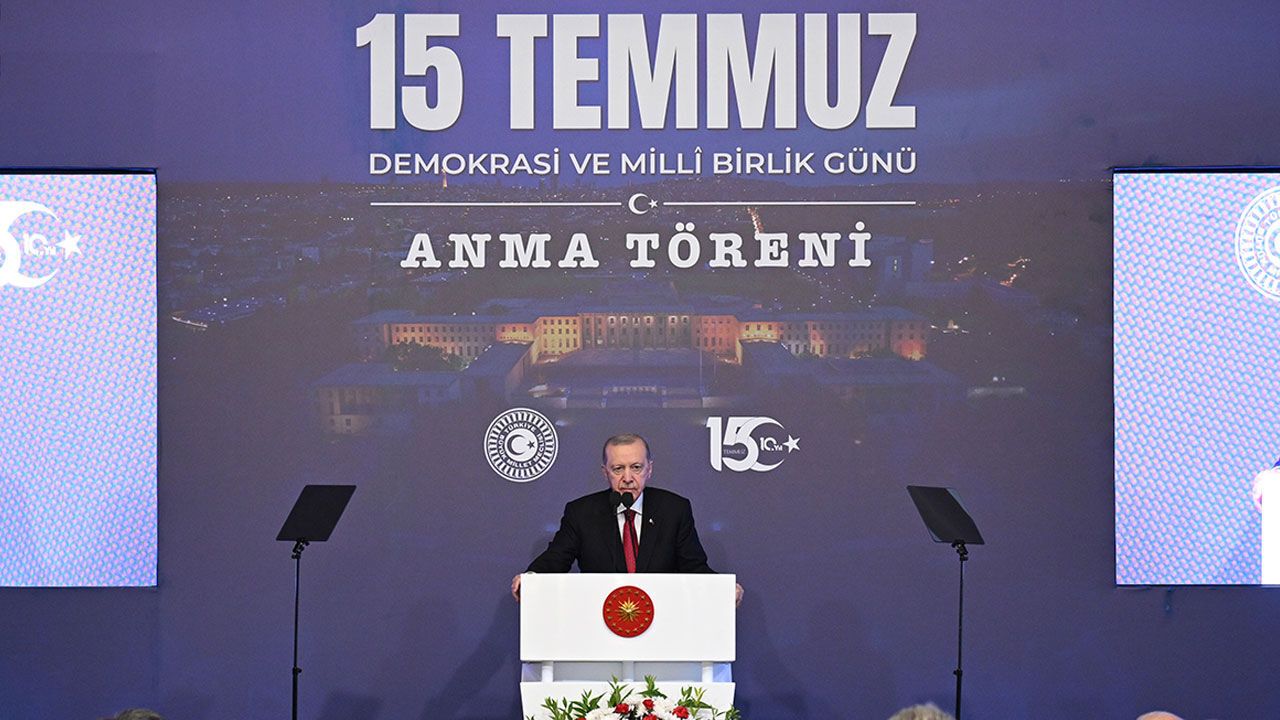 Cumhurbaşkanı Erdoğan: Gazi Meclis 15 Temmuz ihanetinde bu defa emperyalizmin maşalarına geçit vermemiştir