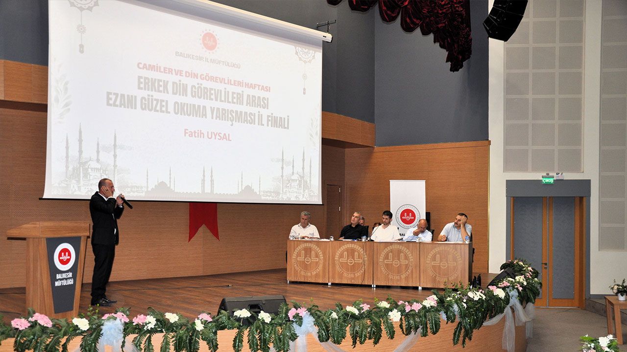 Din görevlileri bölge finali için yarıştı