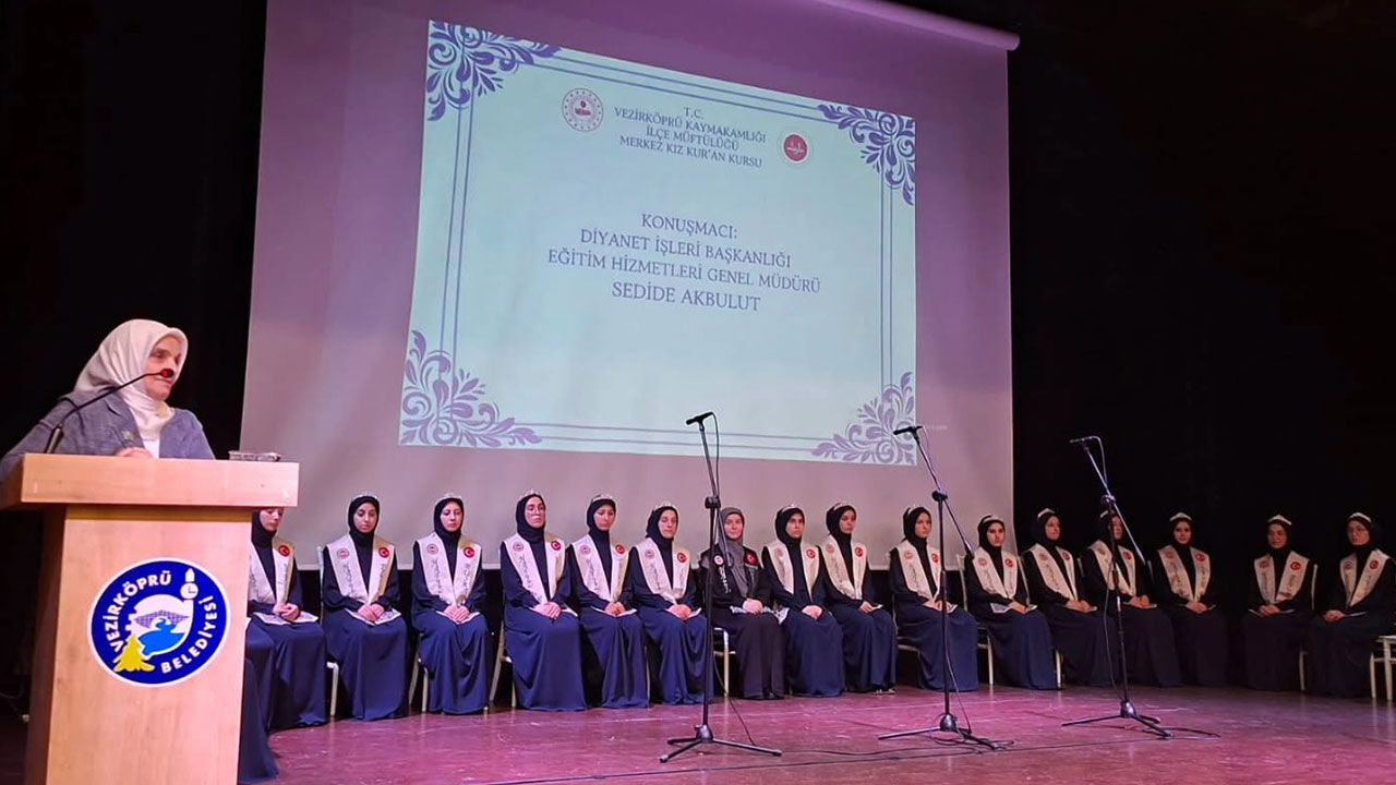 Vezirköprü'de hafızlar taç giydi