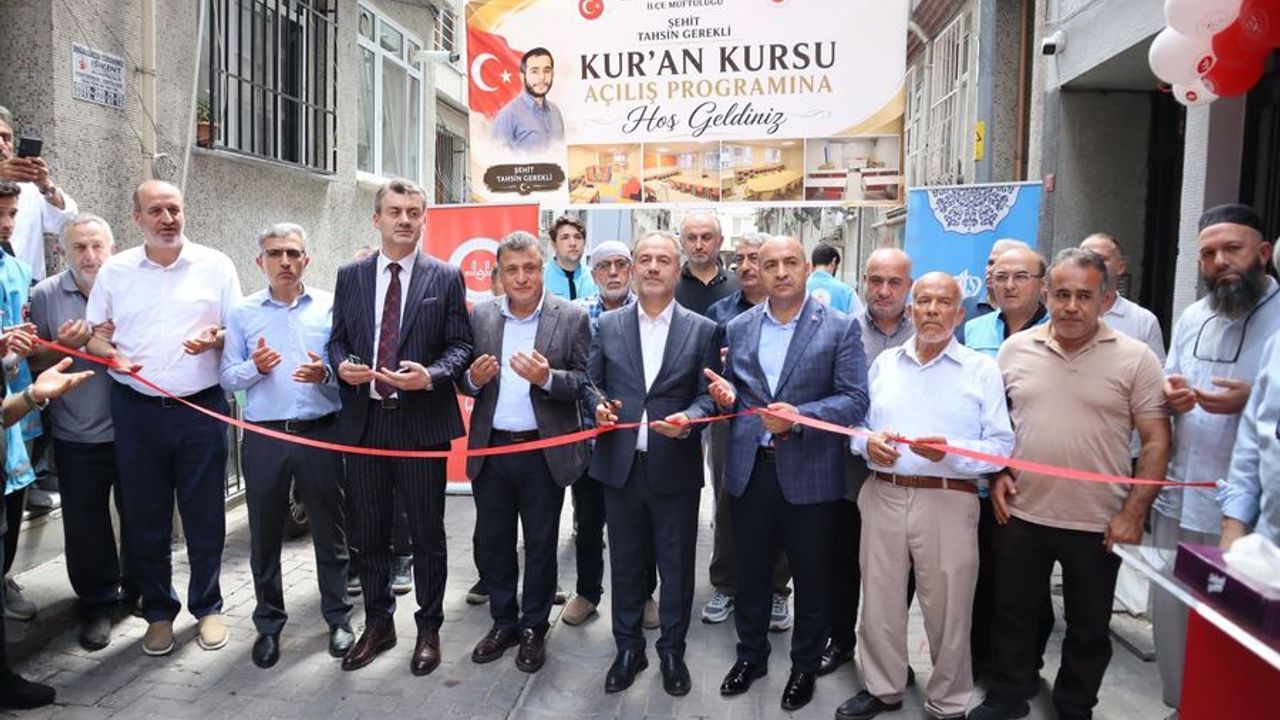 Şehit Tahsin Gerekli Kur'an Kursu dualarla açıldı
