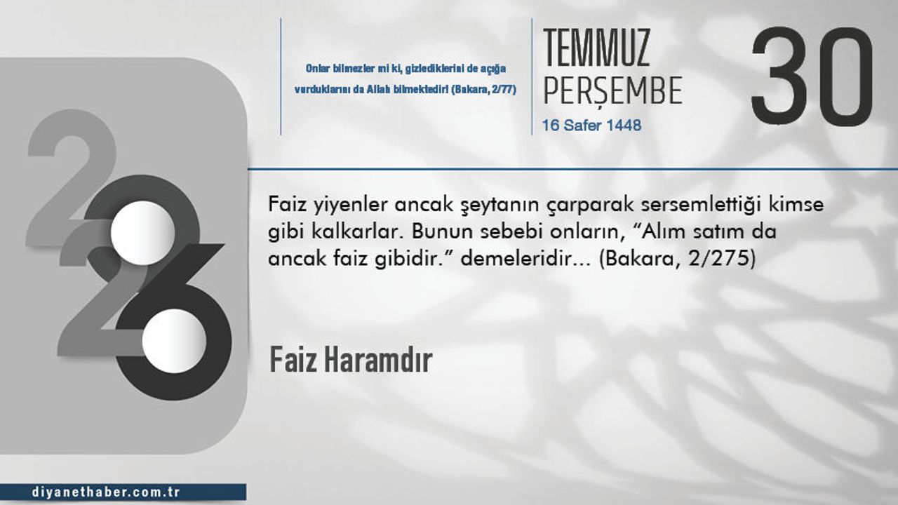 Faiz Haramdır