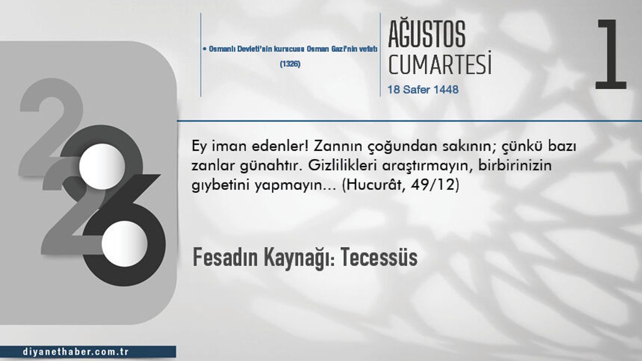 Fesadın Kaynağı: Tecessüs
