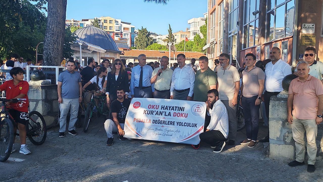 Çanakkale'de pedaller değerler için çevrildi