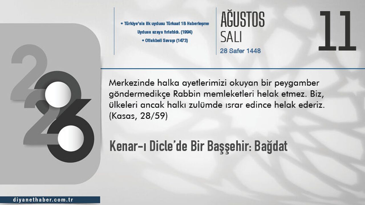 Kenar-I Dicle’de Bir Başşehir: Bağdat