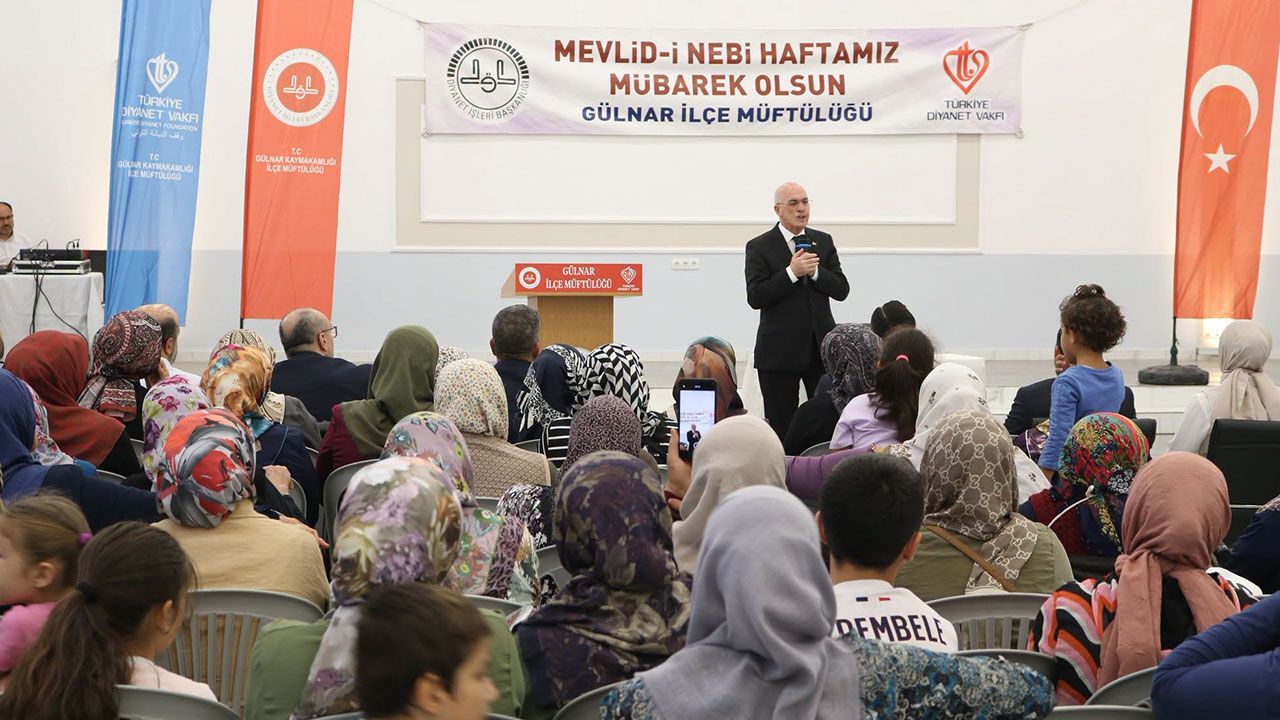 Gülnar'da Mevlid-i Nebi coşkusu