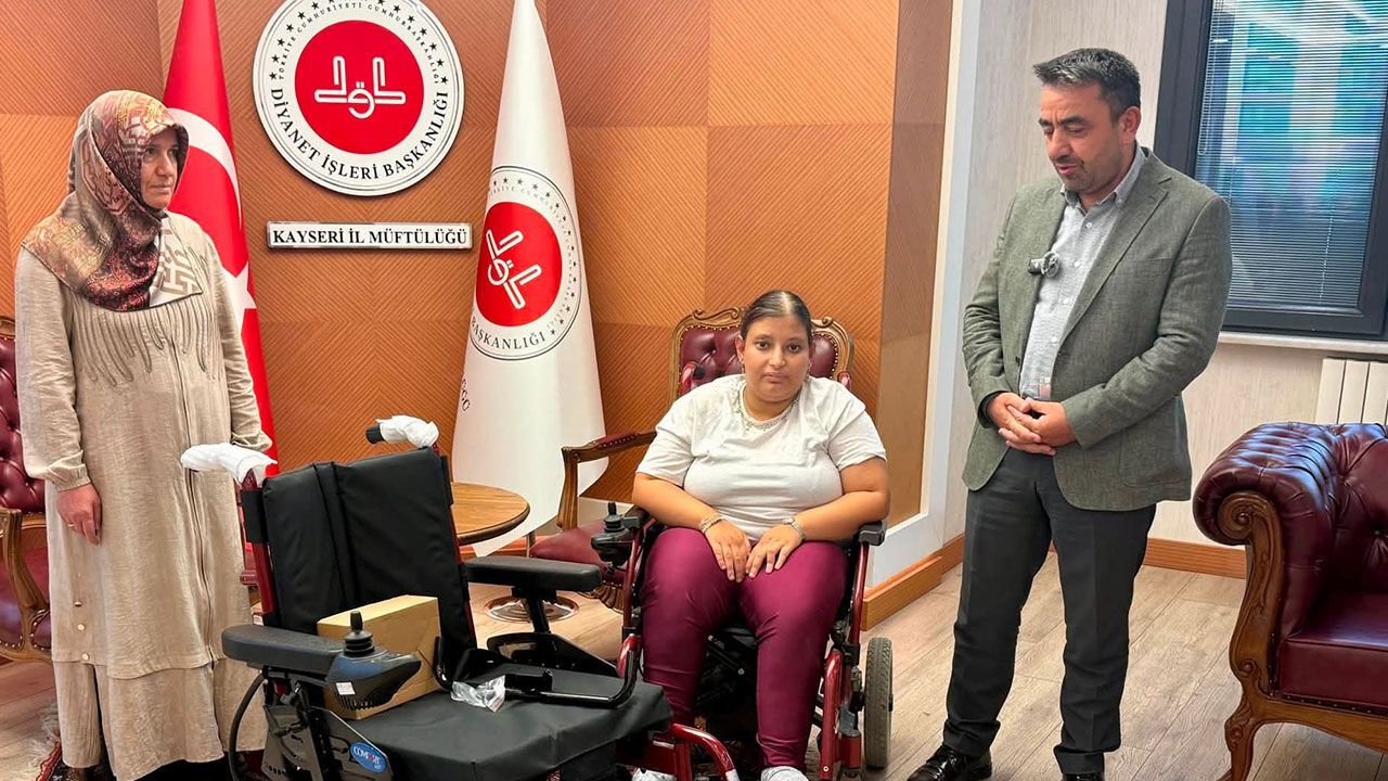 Kayseri'de engelli bireyler unutulmadı