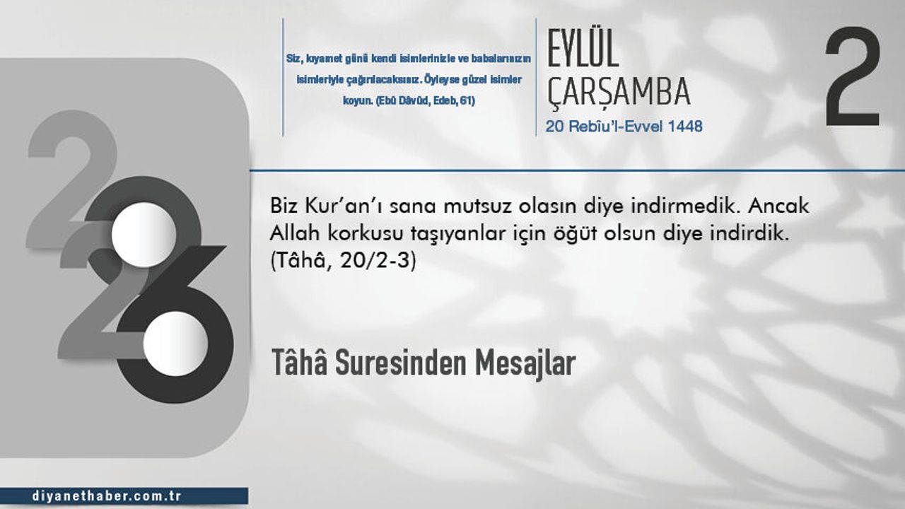 Tâhâ Suresinden Mesajlar