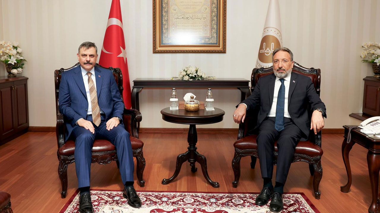 İçişleri Bakanı Çiftçi, Diyanet İşleri Başkanı Arpaguş'u ziyaret etti