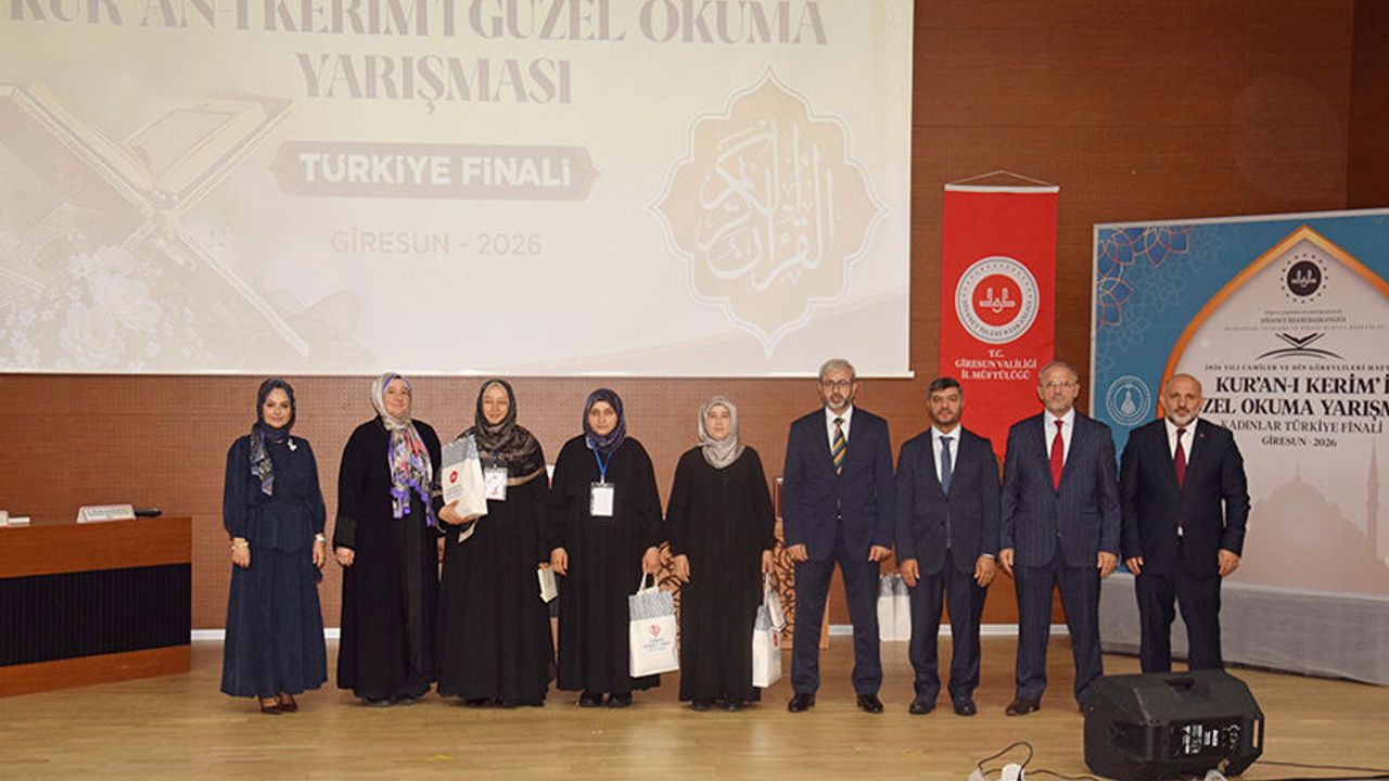 Kur'an-ı Kerim’i Güzel Okuma Kadınlar Türkiye Finali Giresun'da yapıldı