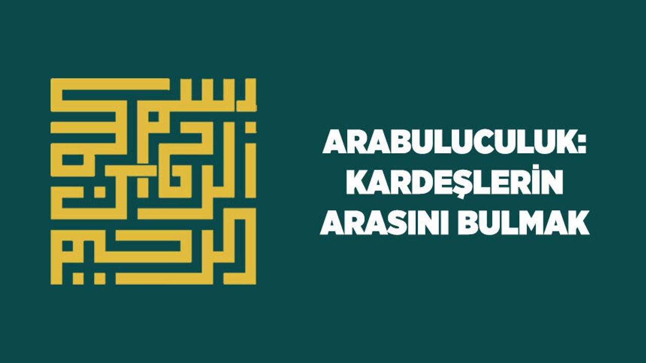 Arabuluculuk: Kardeşlerin Arasını Bulmak